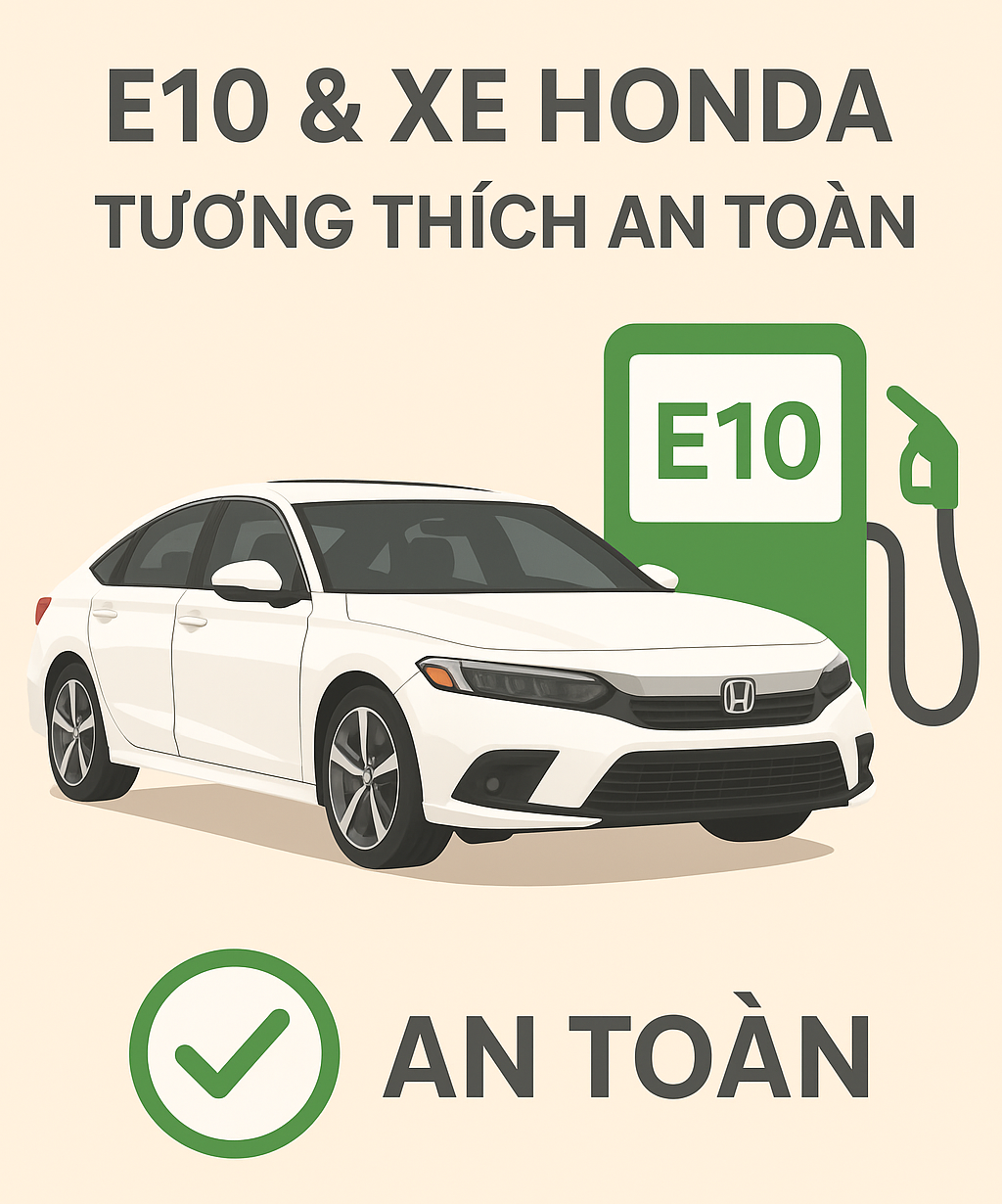 E10 Có Ảnh Hưởng Xe Honda? Sự Thật Từ Các Nghiên Cứu & Người Dùng